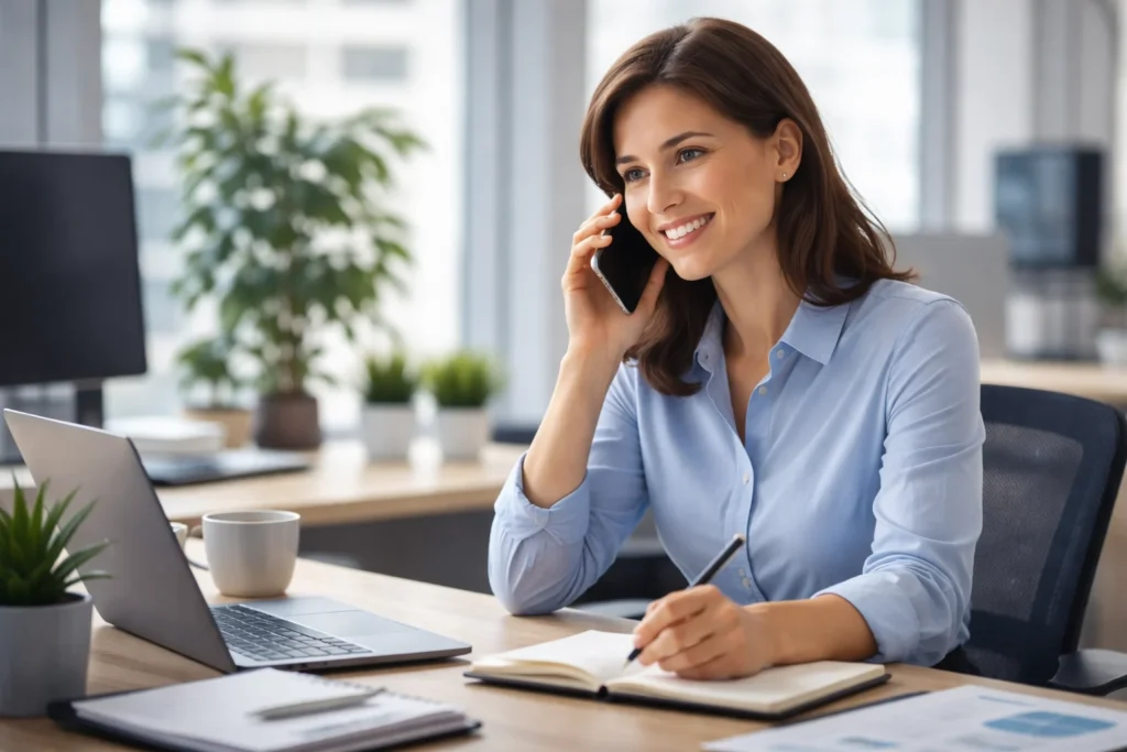 Recruiter assessing a candidate